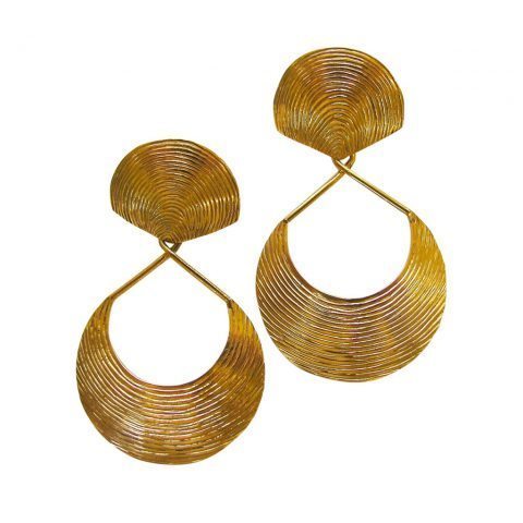 A Pair of Gold Earrings