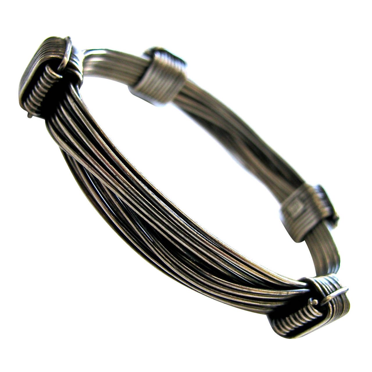 Elegant Style Inspiration: Silver Botswana Elephant Hair Bracelet