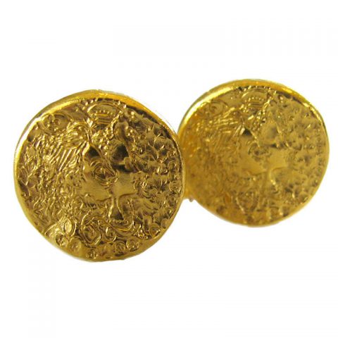 Salvador Dali for Piaget Dali d'Or Gold Cufflinks 1967