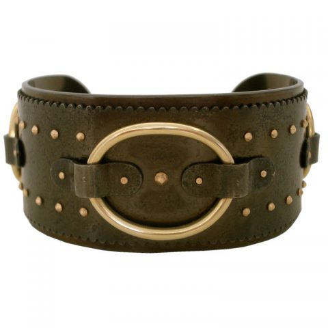 PHILIP CRANGI, A Steel and Gold Bracelet