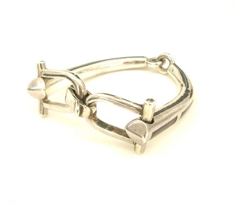 Sterling and Enamel Bracelet by Gucci