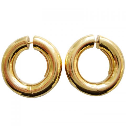 TIFFANY & Co., 18k Gold Earrings, Italy