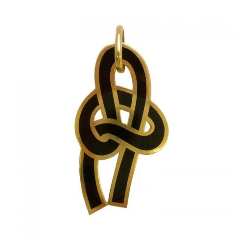 Talisman - Gold and Enamel Pendant by Cartier, Italy c1970