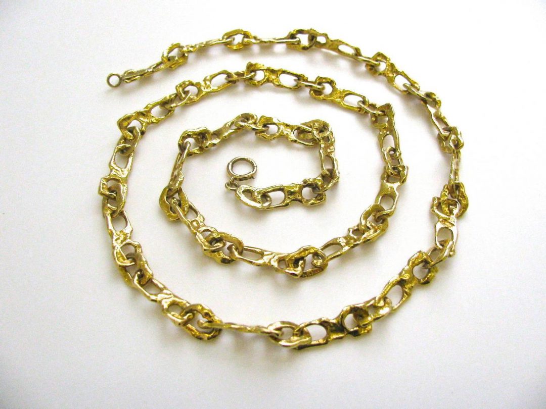 Tiffany & Co. Gold Link Necklace Circa 1970 - Image 2