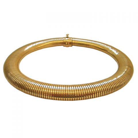 14k Retro Gold Necklace, c1945