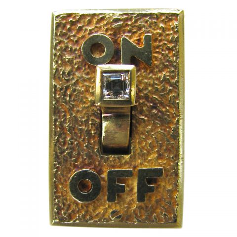 Cyrano Creations A Diamond Gold Pendant 1976
