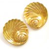 A Pair Of Gold Brooch Clips by Marcus and Co. c 1945 - Image 5