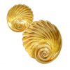 A Pair Of Gold Brooch Clips by Marcus and Co. c 1945