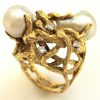 CHARLES DE TEMPLE, 18k, Pearl and Diamond Ring, circa 1960 - Image 3