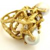 CHARLES DE TEMPLE, 18k, Pearl and Diamond Ring, circa 1960 - Image 5