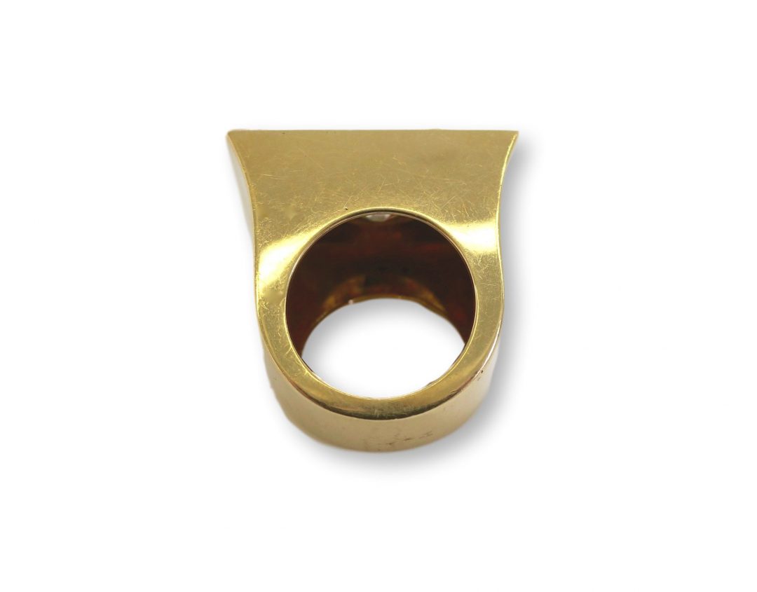 Massive Gold Travel Ring, circa 1960 - Image 4