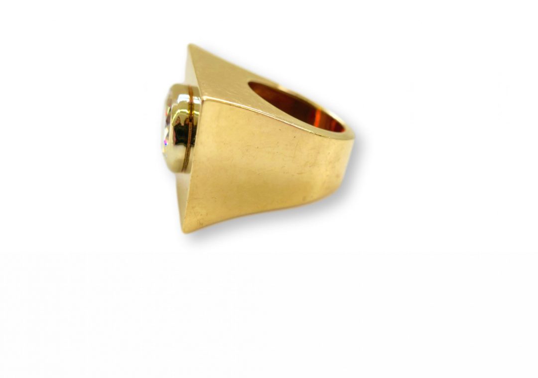 Massive Gold Travel Ring, circa 1960 - Image 5