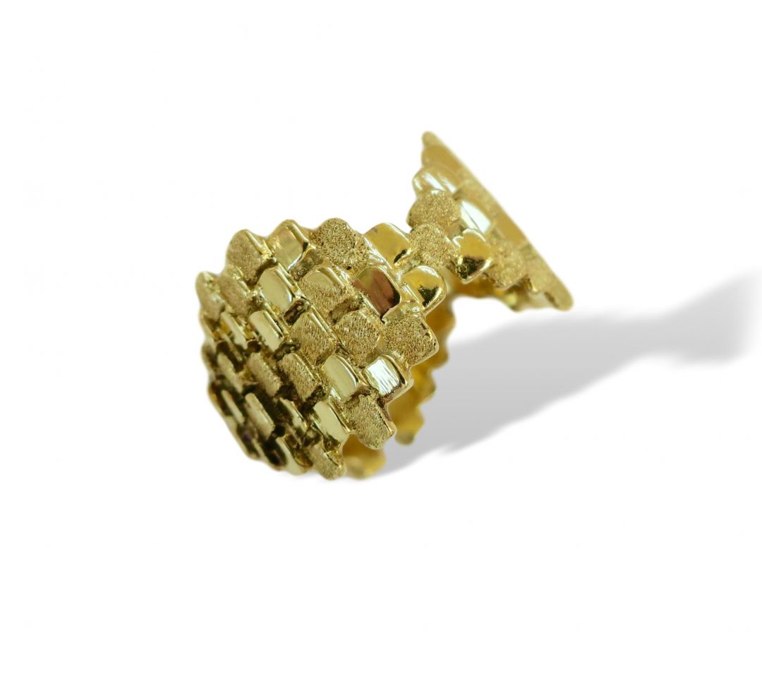 Charles de Temple Gold Band Ring, circa 1970 - Image 4