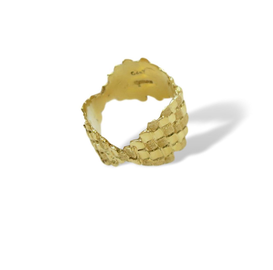 Charles de Temple Gold Band Ring, circa 1970 - Image 2