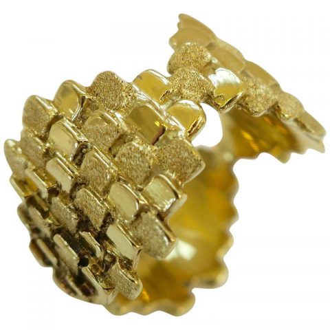 Charles de Temple Gold Band Ring, circa 1970