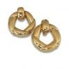 Vintage Cartier Gold Door-Knocker Earrings - Image 2