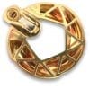 Vintage Cartier Gold Door-Knocker Earrings - Image 3