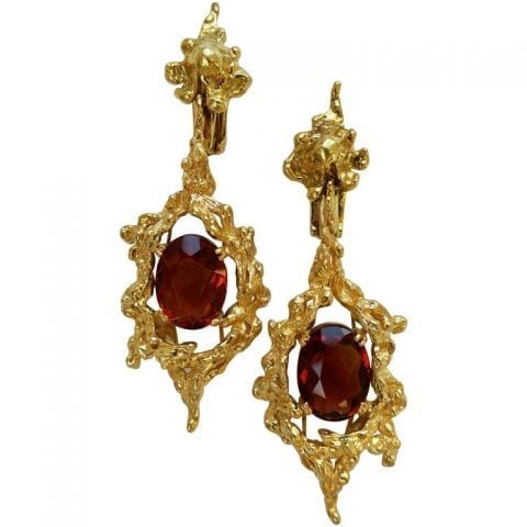1960s H. Stern Gemstone Drop Earrings