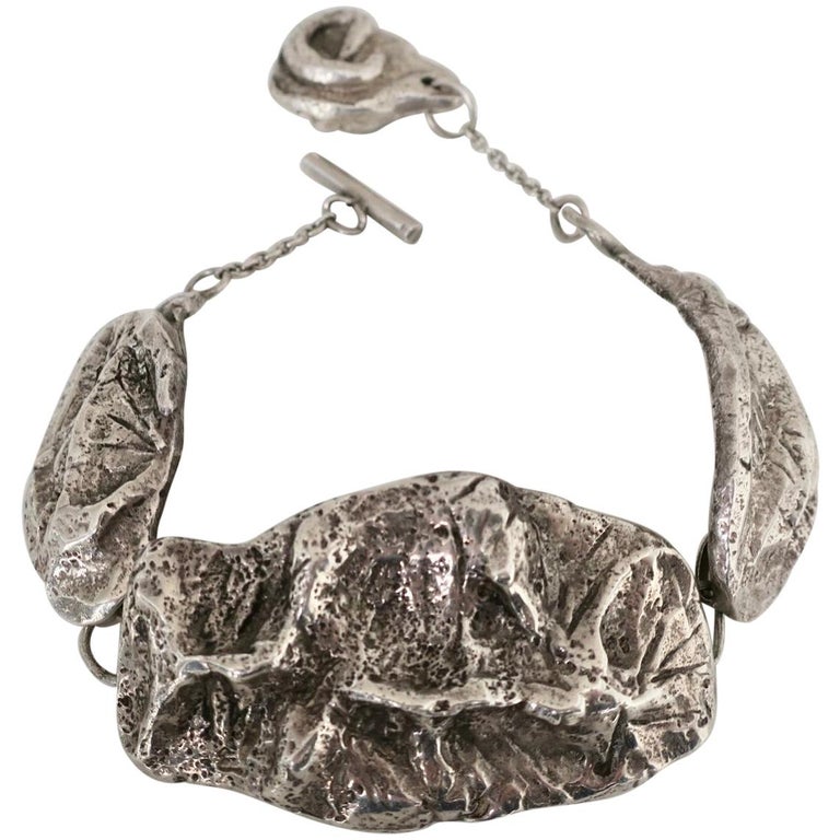 Brutalist Bracelet by Artist Jean-Jacques Morvan