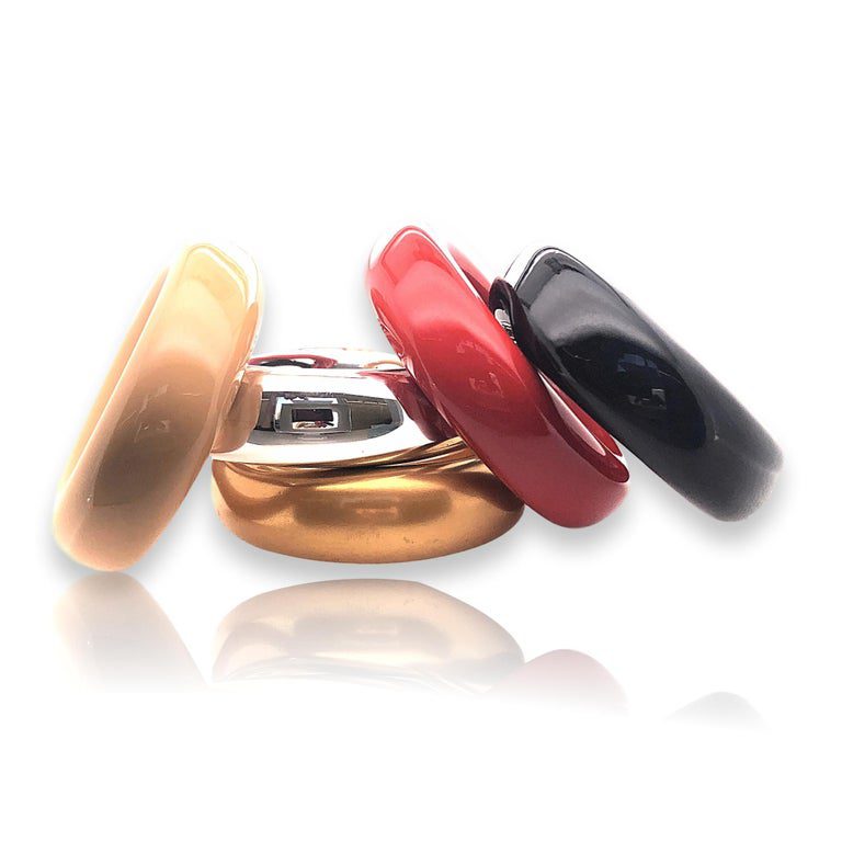 Peretti for Tiffany & Co. a Collection of Lacquer and Sterling Bangles